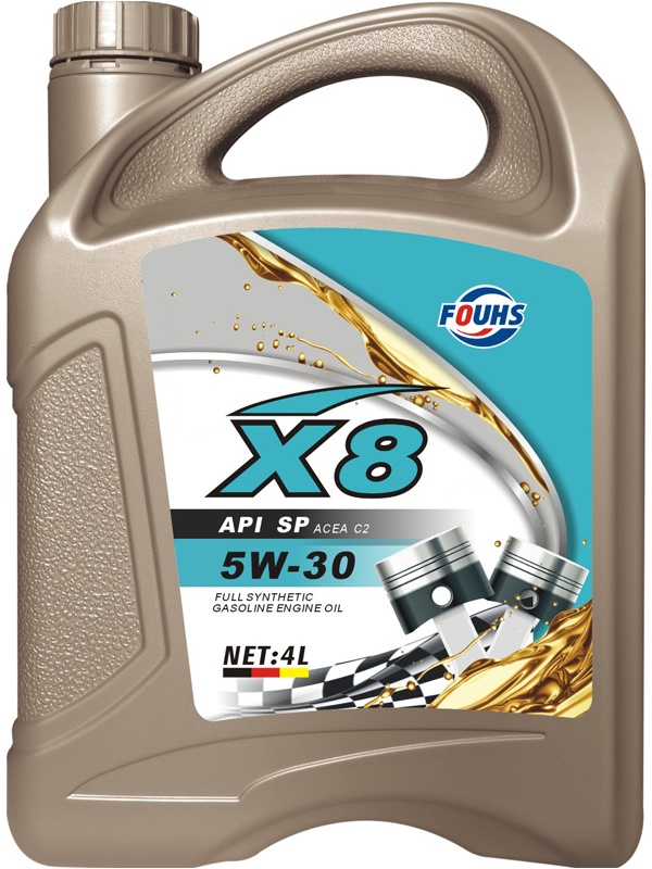 德齿 X8 SP 5W-30 酯类全合成汽油发动机油 4L_副本